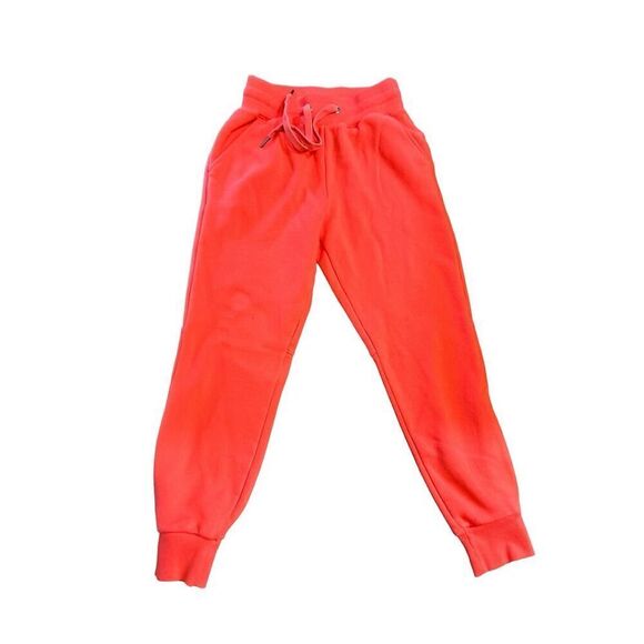 Zella Pants - Zella Women's Red/orange Jogger Sweatpants XS Elastic Waistband Drawstring